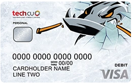 an example of the Barracuda branded debit card