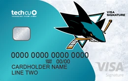 an example of the Sharks branded credit card