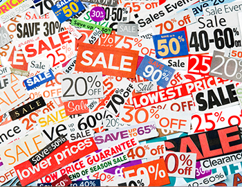 Sale signs